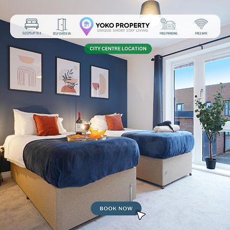 Luxury Campbell Park Apartments In Central Mk With Balcony, Free Parking & Smart Tv With Netflix By Yoko Property Milton Keynes Zewnętrze zdjęcie